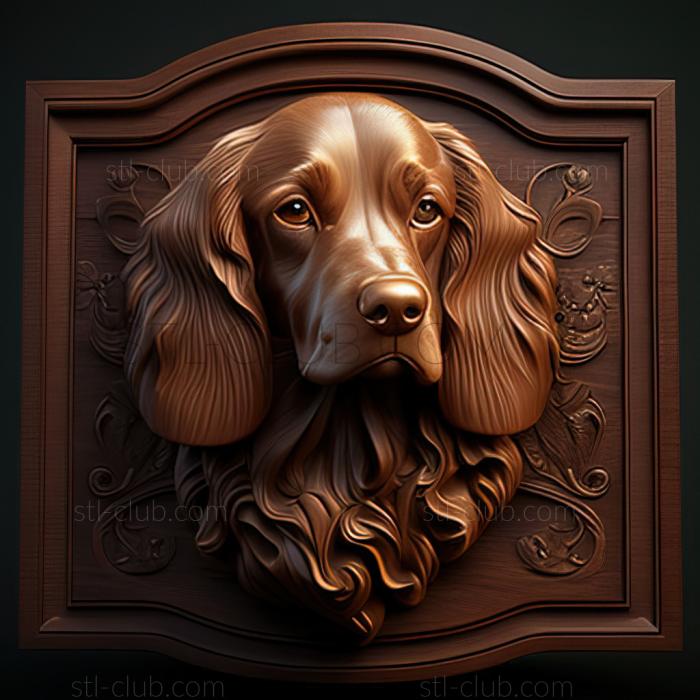 3D model st Miss Beazley dog famous animal (STL)